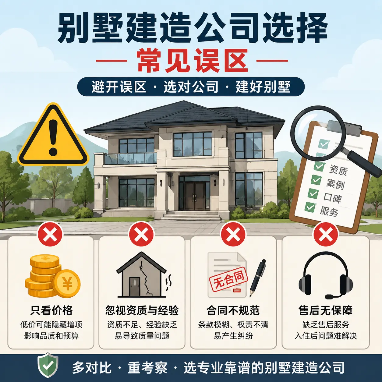 册亨 别墅建造公司推荐:了解市场行情与服务内容