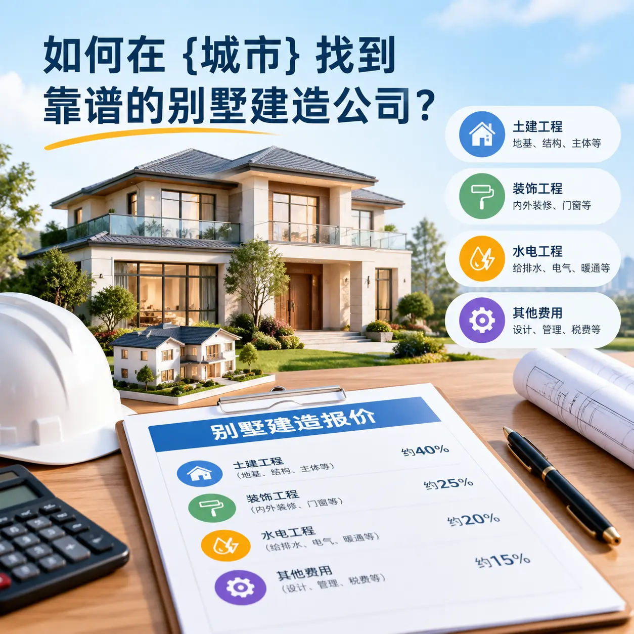 如何在 册亨 找到靠谱的别墅建造公司?