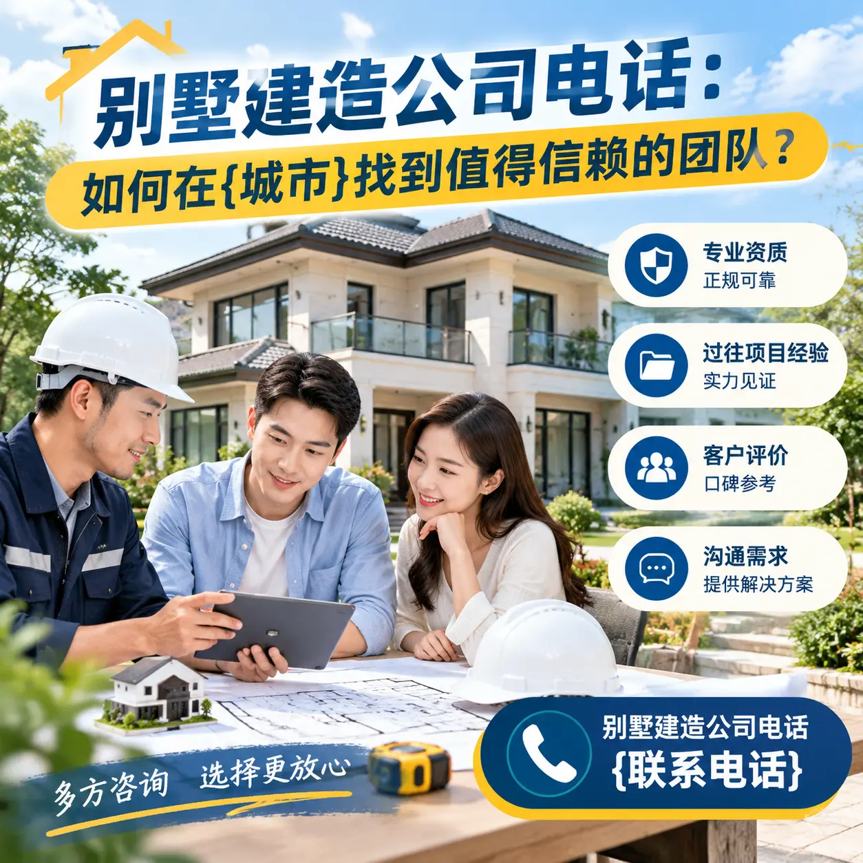 别墅建造公司电话：如何在册亨找到值得信赖的团队？