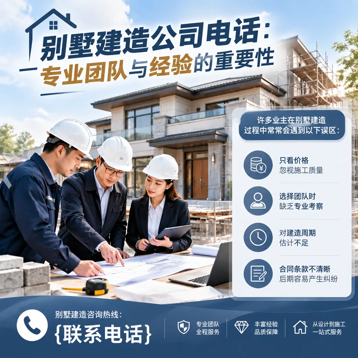 册亨别墅建造公司电话：专业团队与经验的重要性