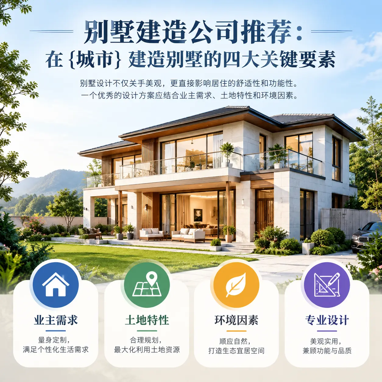 别墅建造公司推荐:在 册亨 建造别墅的四大关键要素