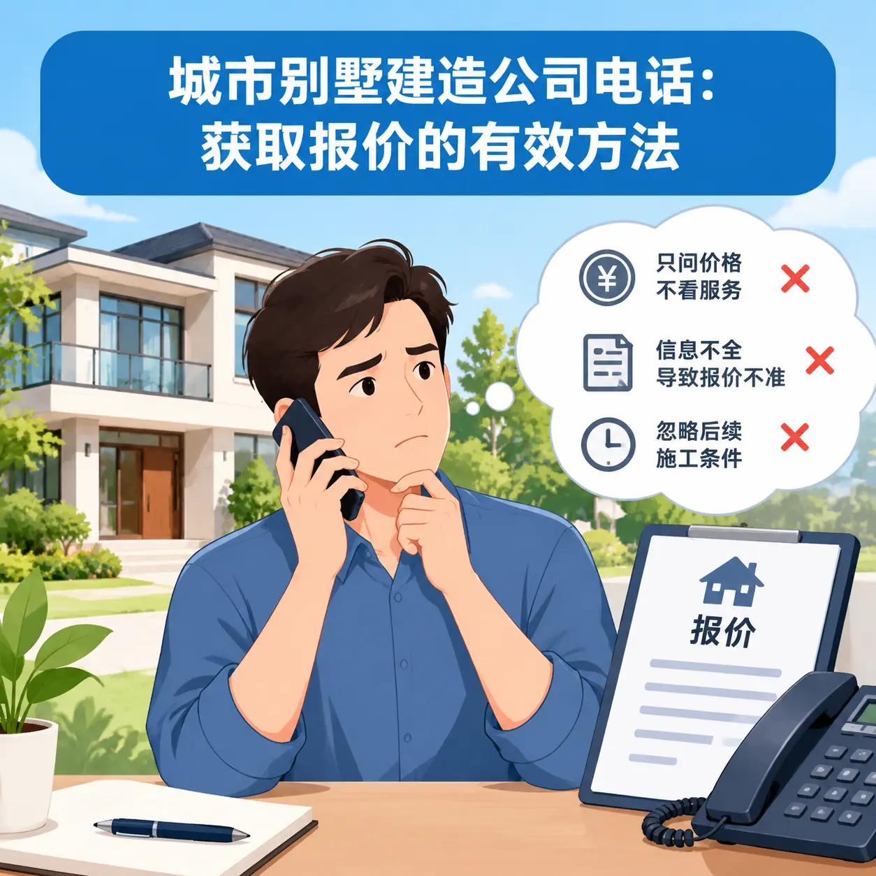 册亨别墅建造公司电话:获取报价的有效方法
